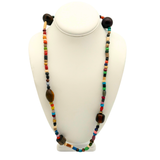27" Multi Horn & Bone Beads Necklace (Dozen)
