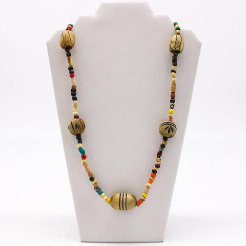 Amazon.com: White Bone Beads - Full Strand of Fair Trade African Beads -  The Bead Chest (Large, White)