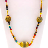 27" Multi Horn & Bone Beads Necklace (Dozen)