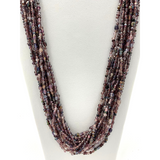 27" Multicolor Glass Bead Necklace (Dozen)