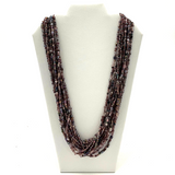 27" Multicolor Glass Bead Necklace (Dozen)