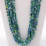 27" Multicolor Glass Bead Necklace (Dozen)