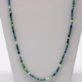 27" Multicolor Glass Bead Necklace (Dozen)