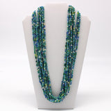 27" Multicolor Glass Bead Necklace (Dozen)