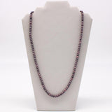 27" Pink Glass Bead Necklace (Dozen)