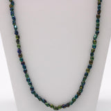27" Multicolor Iridescent Glass Bead Necklace (Dozen)