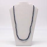 27" Pearl Blue Glass Bead Necklace (Dozen)