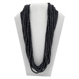 27" Iridescent Multicolor Glass Bead Necklace (Dozen)