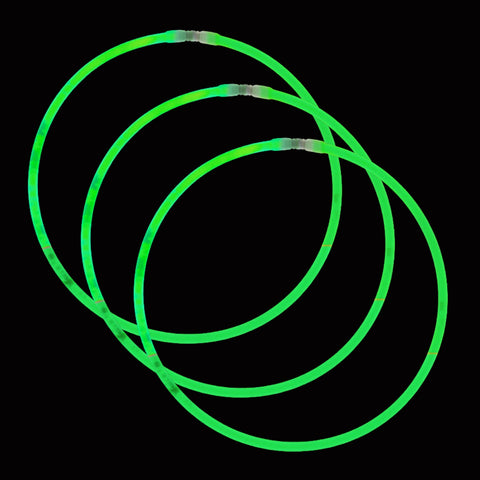 22" Green Glow Necklace (Tube/50 Pieces)