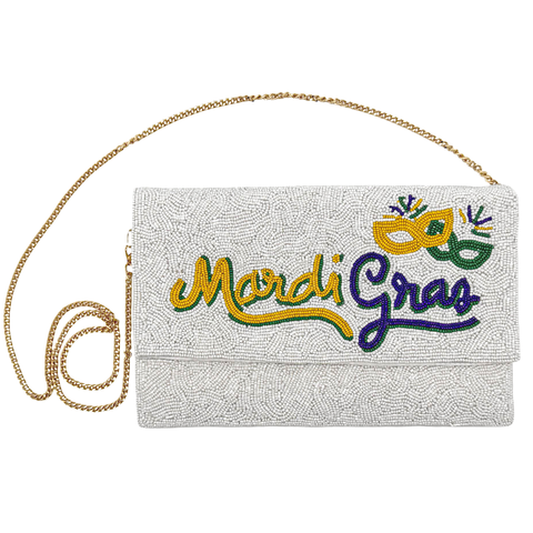 Mardi Gras Beaded Purse (Each)