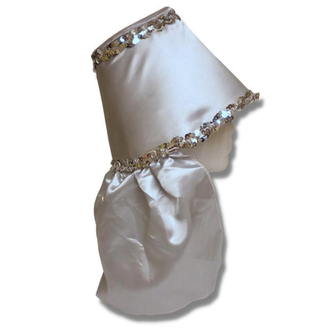 Silver Gray Costume Hat with Silver Sequin Trim (Each)