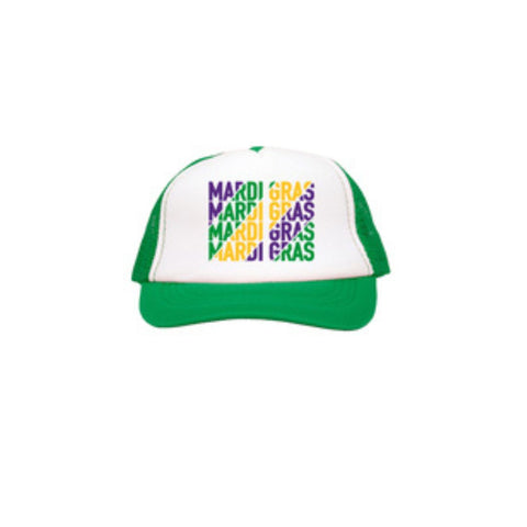 Mardi Gras Trucker Cap - Youth (Each)