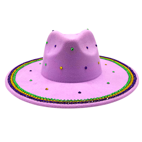 Lavender Rhinestone Cowboy Hat (Each)