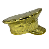 Gold Mirror Captain Hat (Each)