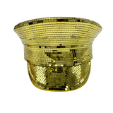 Gold Mirror Captain Hat (Each)