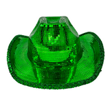 Green Mirror Cowboy Hat (Each)