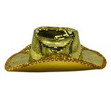 Gold Mirror Cowboy Hat (Each)