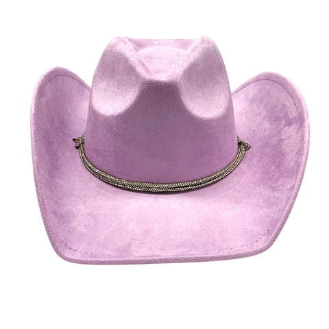 Purple Rhinestone Rope Cowboy Hat (Each)