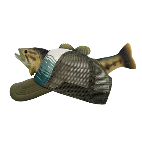 3D Largemouth Bass Trucker Hat (Each)