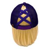 Purple Sequin Baseball Hat (Each)