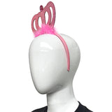 Pink Glitter Crown Head Bopper (Each)