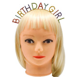 Colorful Rhinestone Birthday Girl Headband (Each)