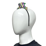 Happy Mardi Gras Glitter Headband (Each)