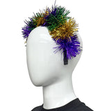 Purple, Green, and Gold Pom Pom Headband (Each)
