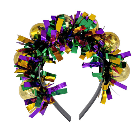 Mardi Gras Discoball Headband (Each)