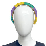 Mardi Gras Crystal Hard Headband (Each)