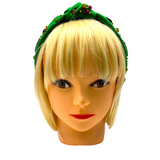 Green Mardi Gras Charms and Rhinestone Headband (Each)