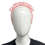 Happy Birthday Headbands Multi-Color (Pack of 6)