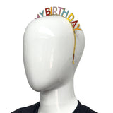 It's My Birthday Multi-Colored Enamel Headband (Each)