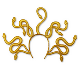 Gold Snake Medusa Headband (Each)