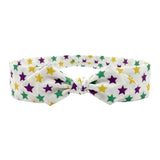 Purple, Green and Yellow Star Wired Headband (Each)