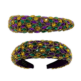 Mardi Gras Crystal Headband (Each)