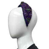 Mardi Gras Beaded Heart Headband (Each)