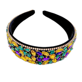 Mardi Gras Jeweled Headband (Each)