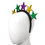 Purple, Gold and Green Star Headband (Each)