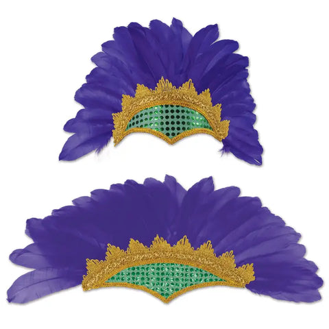 Mardi Gras Show Girl Headpiece (Each)