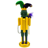 14" Mardi Gras Gator Nutcracker (Each)