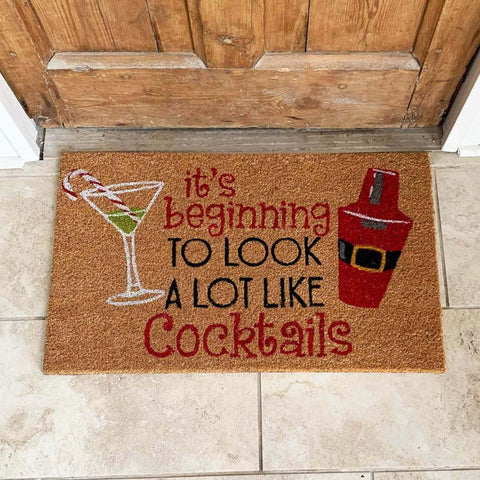 Look Like Cocktails Coir Doormat (Each)