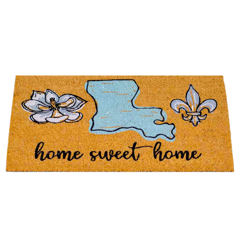 Home Sweet Home Louisiana Coir Doormat (Each)