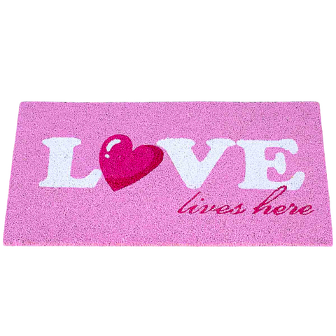Love Lives Here Coir Doormat (Each)