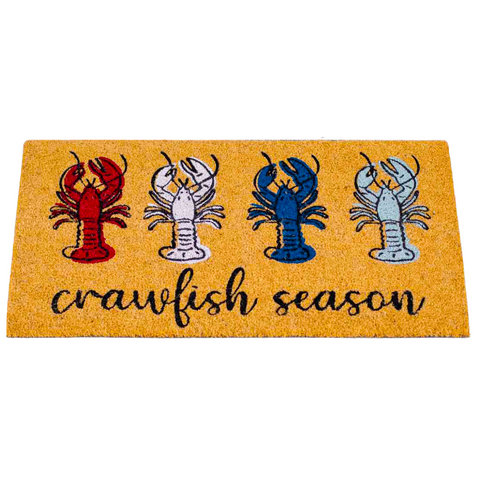 Crawfish Season Coir Doormat (Each)