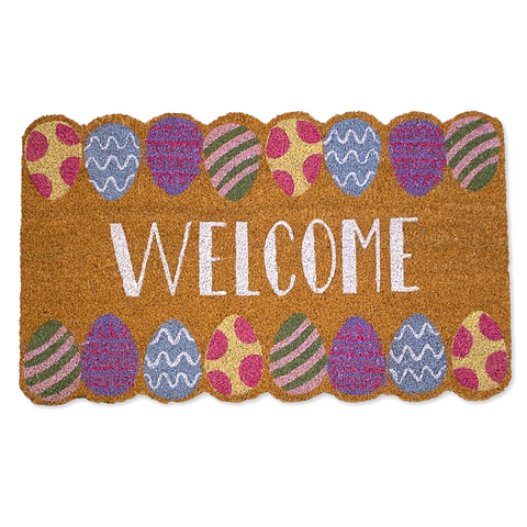 Easter Egg Welcome Coir Doormat (Each)