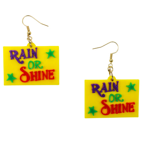 Rain or Shine Acrylic Earrings (Pair)