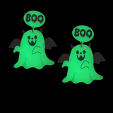 Halloween Glow in the Dark Ghost Dangle Earrings (Each)