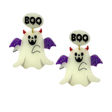 Halloween Glow in the Dark Ghost Dangle Earrings (Each)