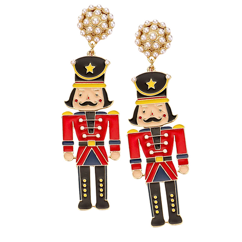 Christmas Nutcracker Earrings (Pair)